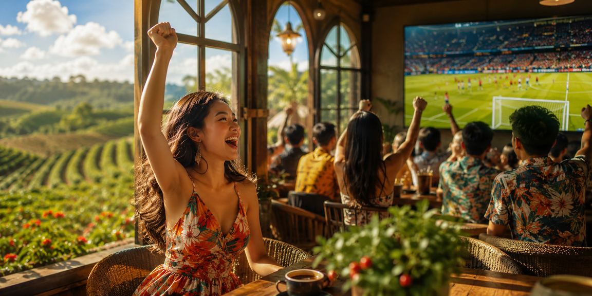 Người chơi tại Buôn Ma Thuột vừa uống cà phê vừa xem ưu đãi cá cược trực tuyến