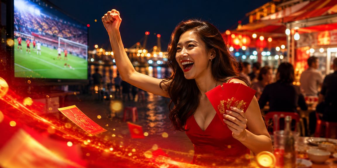 Không khí chợ đêm Vũng Tàu với phong bì đỏ và ưu đãi casino dịp lễ hội
